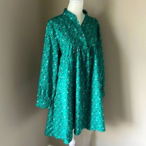 Long Sleeve Green Dress Size M
